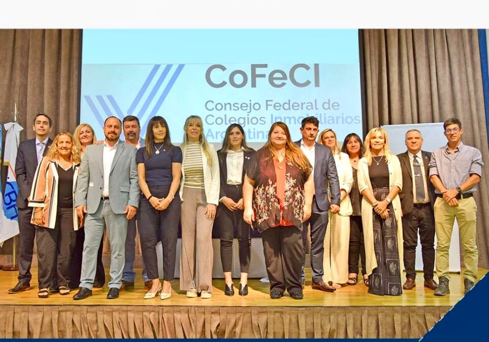 Importante presencia del CMCP de San Luis en la Conducción Federal Inmobiliaria