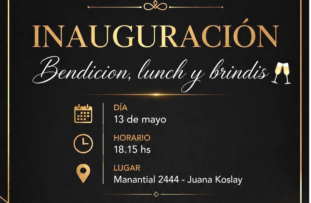 INAUGURACIÓN